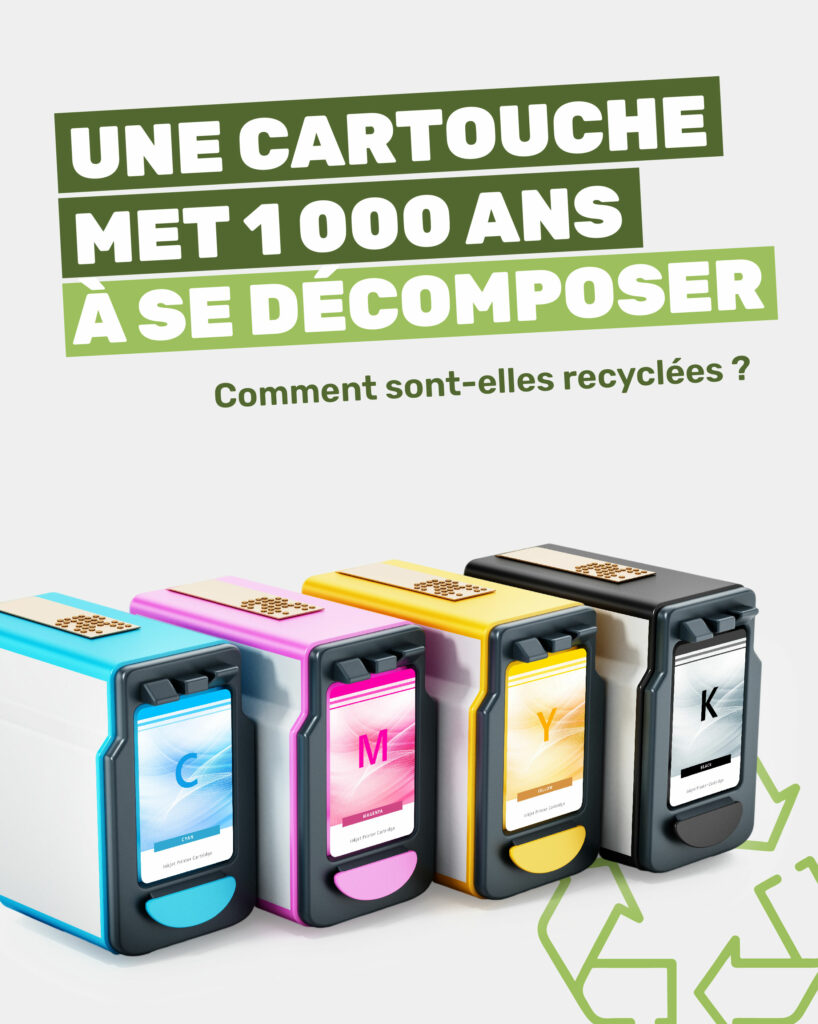 Comment sont recyclées les cartouches d'encre